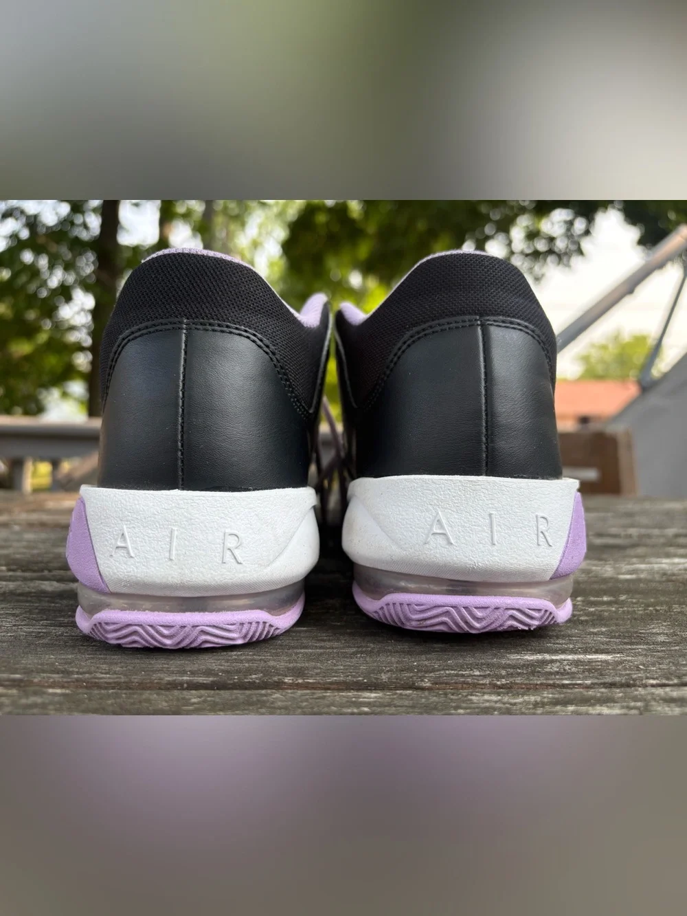 Original Jordan Max Aura 3 GS Black Lilac for Kids